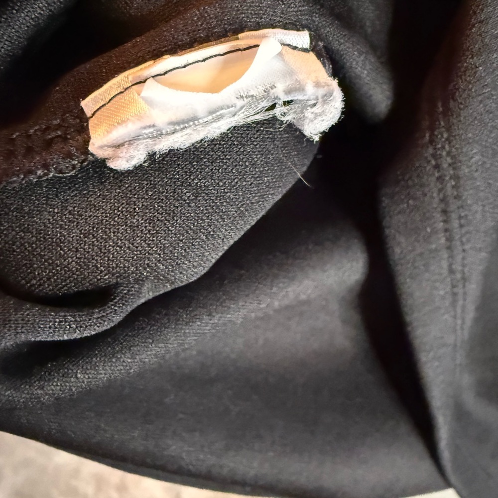 Banana‎ Republic S Black Sheer Balloon 3/4 Sleeve Polyester Crew Neck Blouse - Picture 5 of 5